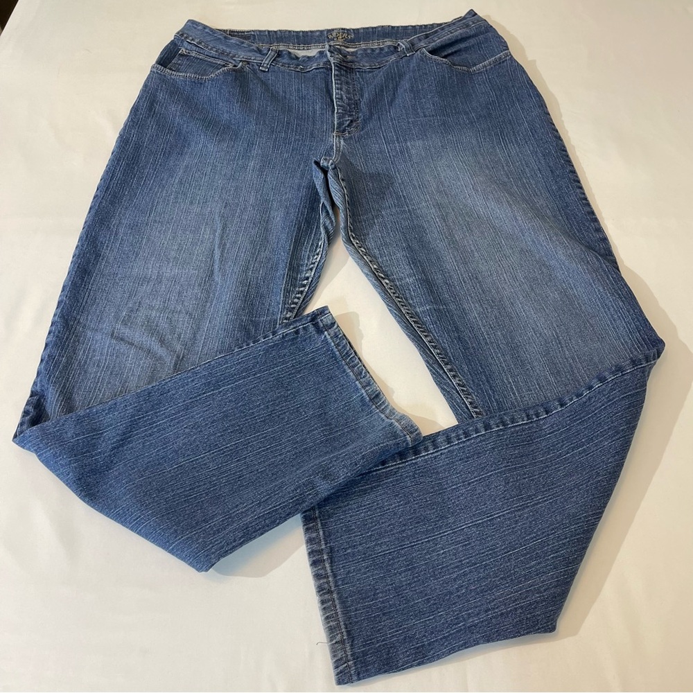 RIDERS BY LEE WOMENS DENIM JEANS  SZ 22WL VERY GOOD CONDITION, PREOWNED